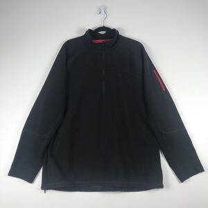 North Face 1/2 Zip Fleece lined Pullover Men's